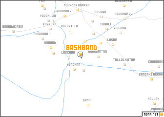 map of Bāsh Band