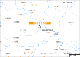 map of Bashee Bridge