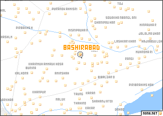 map of Bashīrābād