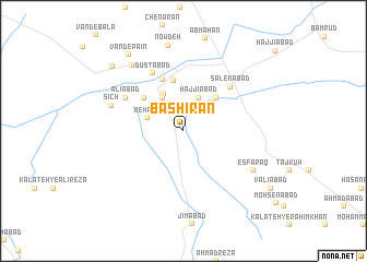 map of Bashīrān