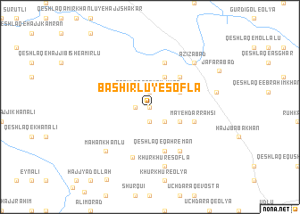 map of Bashīrlu-ye Soflá