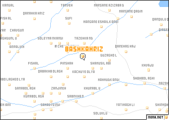 map of Bāsh Kahrīz