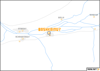 map of Bash-Kaindy