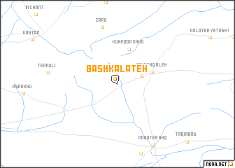 map of Bāsh Kalāteh