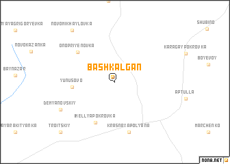 map of Bashkalgan