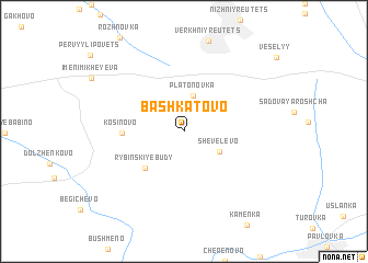 map of Bashkatovo