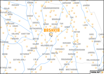 map of Bashkia