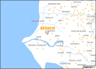 map of Bashkim