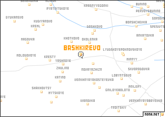 map of Bashkirevo