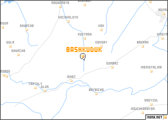 map of Bashkuduk