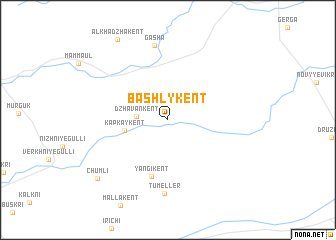 map of Bashlykent