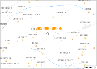 map of Bashmakovka