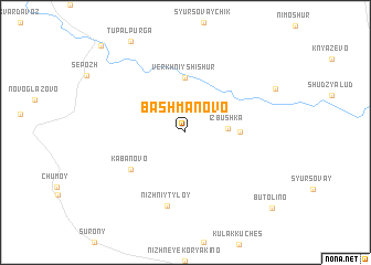 map of Bashmanovo
