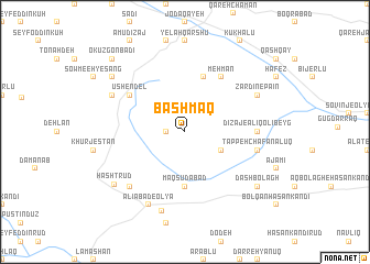 map of Bāshmāq