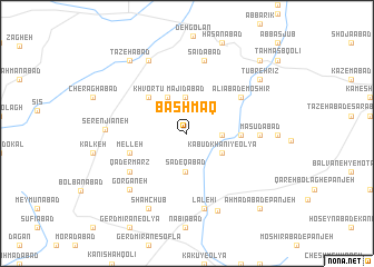 map of Bāshmāq