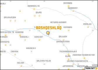 map of Bāshqeshlāq