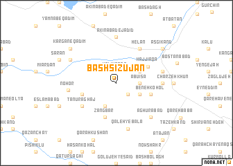 map of Bāshsīz Ūjān