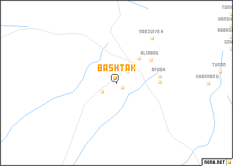 map of Bāshtak