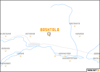 map of Bashtala