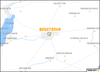 map of Bashtanka