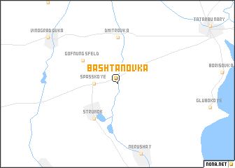 map of Bashtanovka