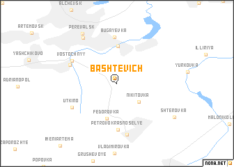 map of Bashtevich