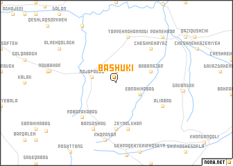 map of Bāshūkī