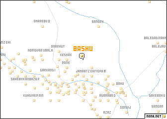 map of Bāshū