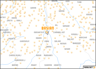 map of Basiān