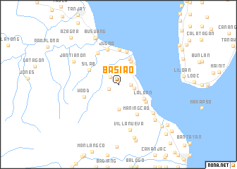 map of Basiao