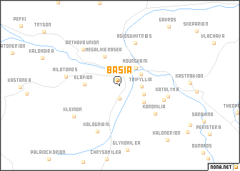 map of Básia