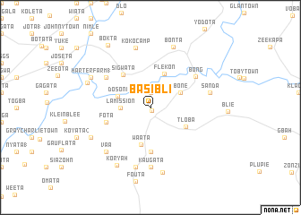 map of Basibli