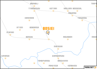 map of Basiéi