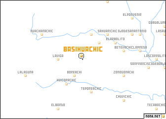 map of Basihuachic