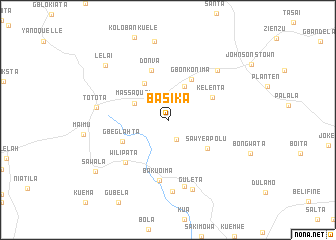 map of Basika
