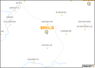 map of Basilio