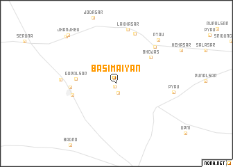 map of Bāsi Maiyān