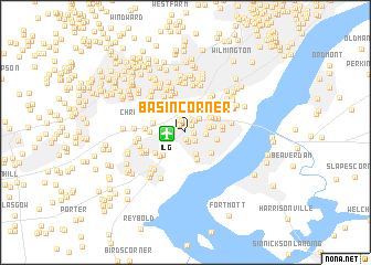 map of Basin Corner