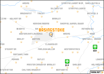 map of Basingstoke