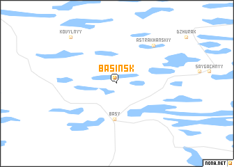 map of Basinsk