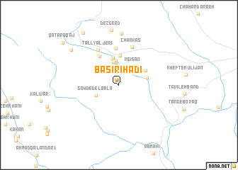 map of Bāsīrī Hādī