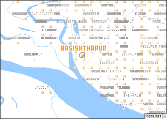 map of Basishthapur