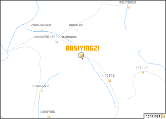 map of Basiyingzi