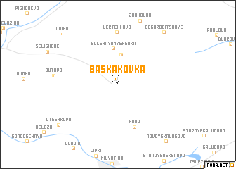 map of Baskakovka