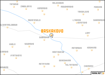 map of Baskakovo