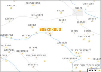 map of Baskakovo