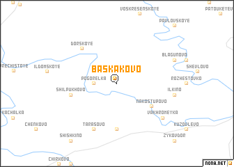 map of Baskakovo