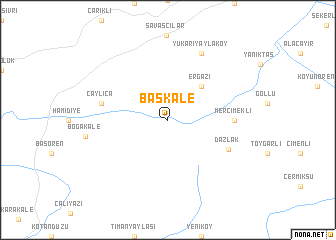 map of Başkale