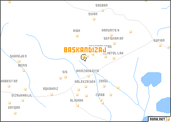 map of Bas Kandīzaj