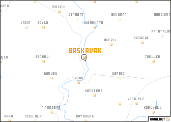 map of Başkavak